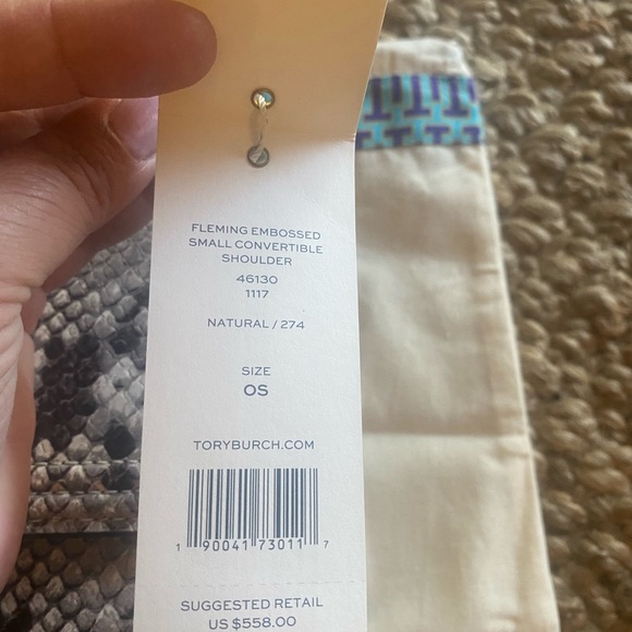 Snakeskin Tory Burch Fleming - Picture 3 of 12